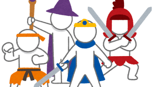 RPGのキャラクターのイラスト(棒人間)