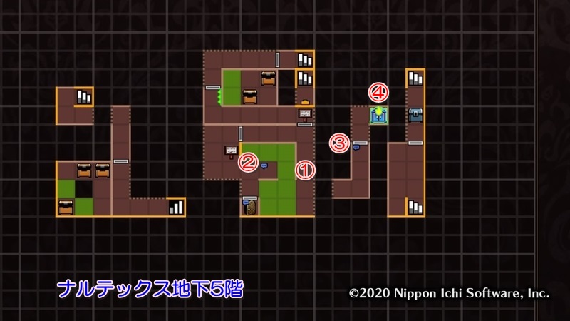 地下5階 各種イベント発生ポイント